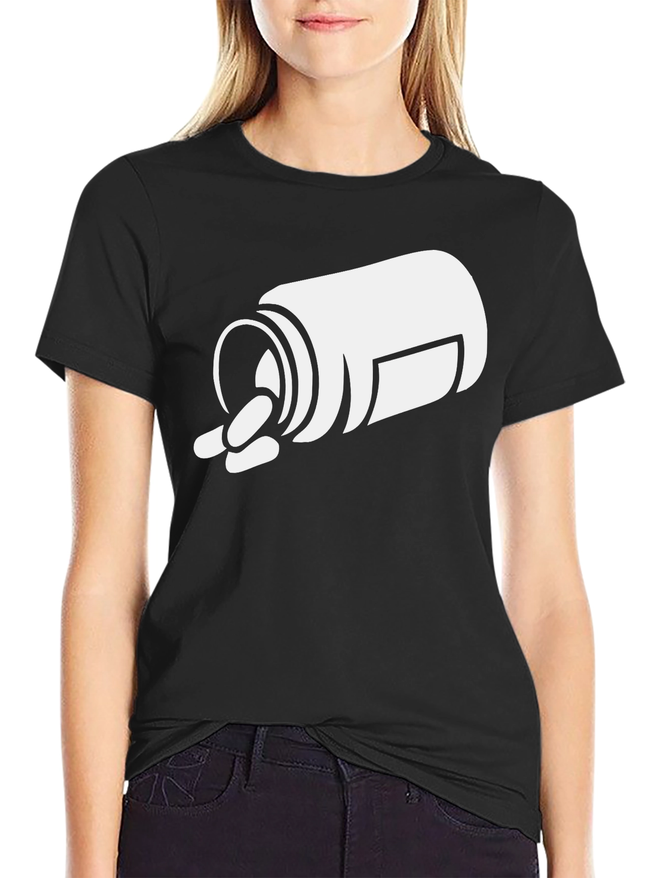 Pills Graphic T-Shirt - Black Cotton Tee