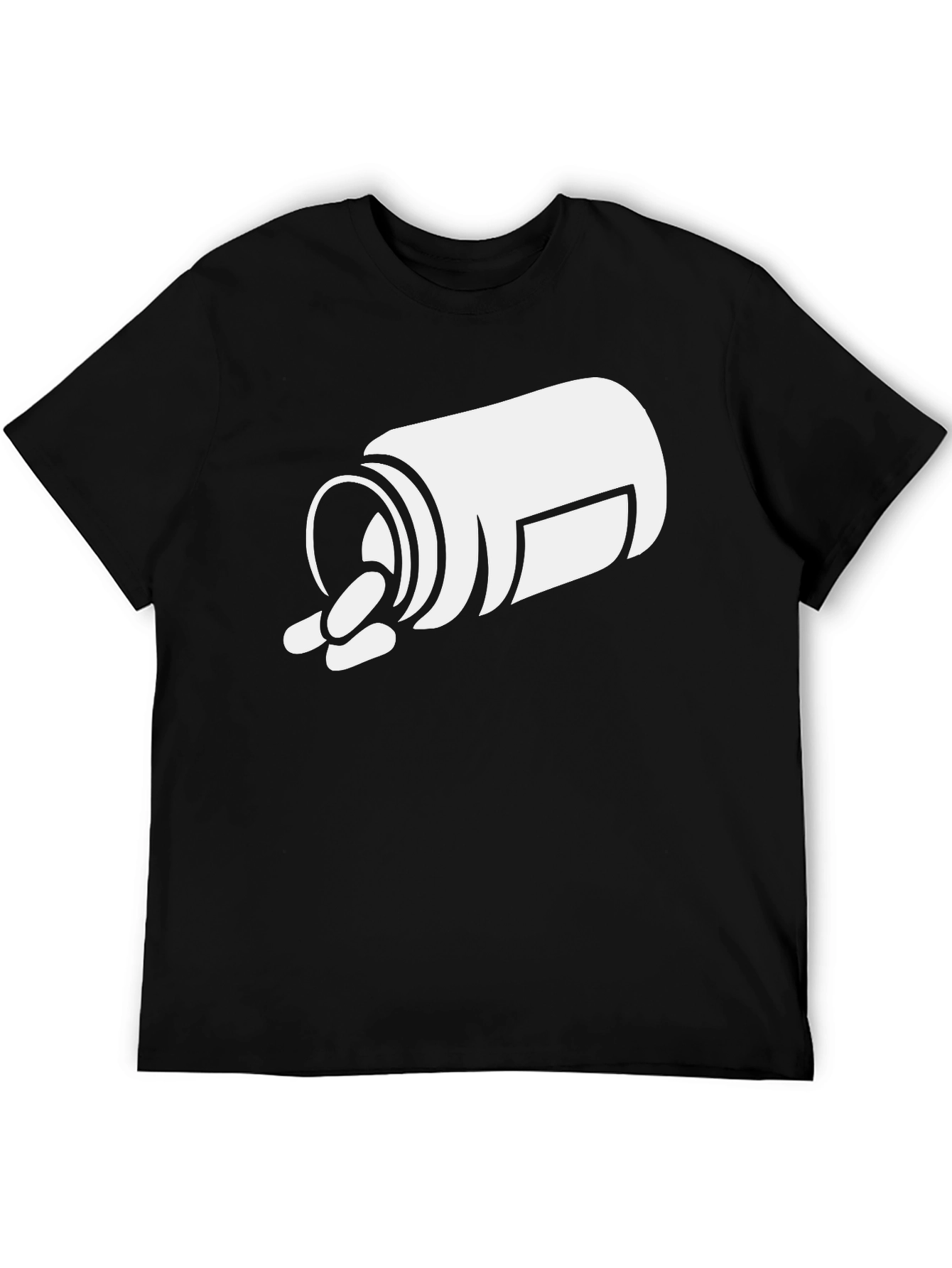 Pills Graphic T-Shirt - Black Cotton Tee