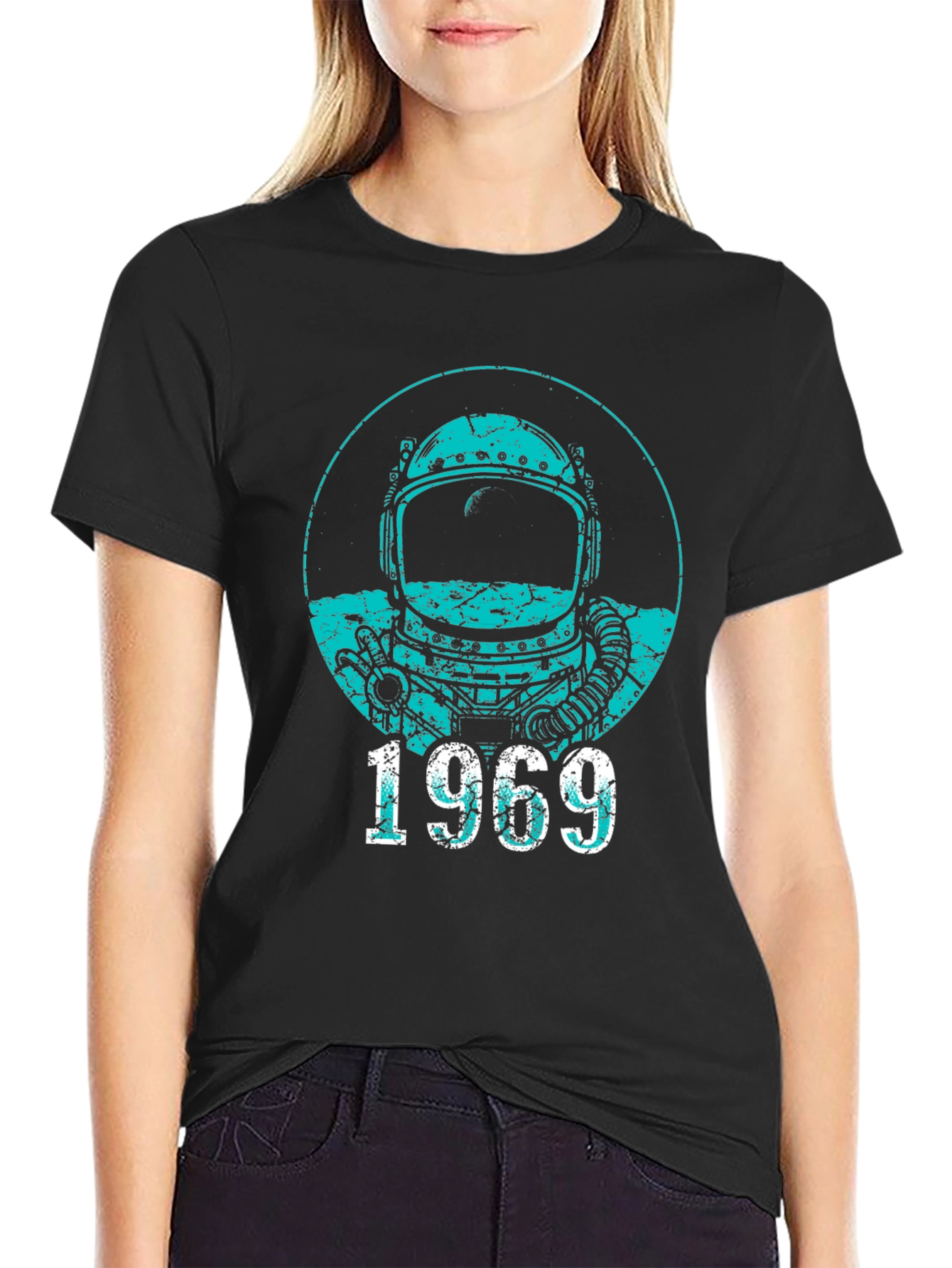 Retro 1969 Spaceman Graphic T-Shirt