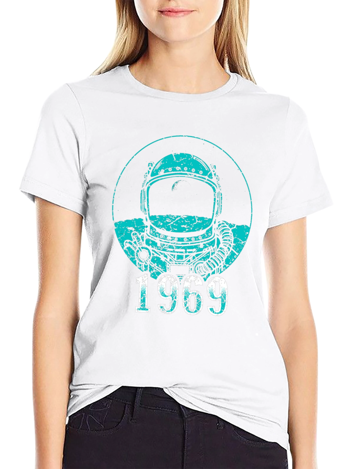 Retro 1969 Spaceman Graphic T-Shirt