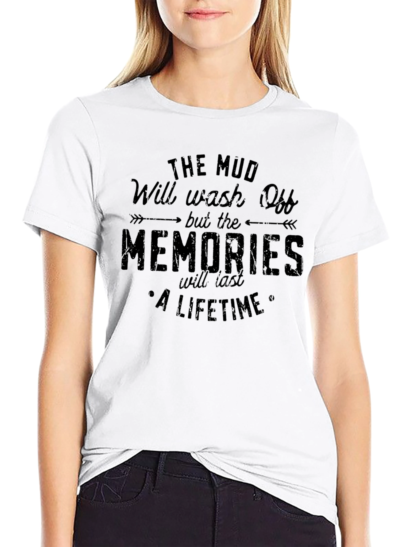 Mud Memories T-Shirt - A Lifetime of Adventure