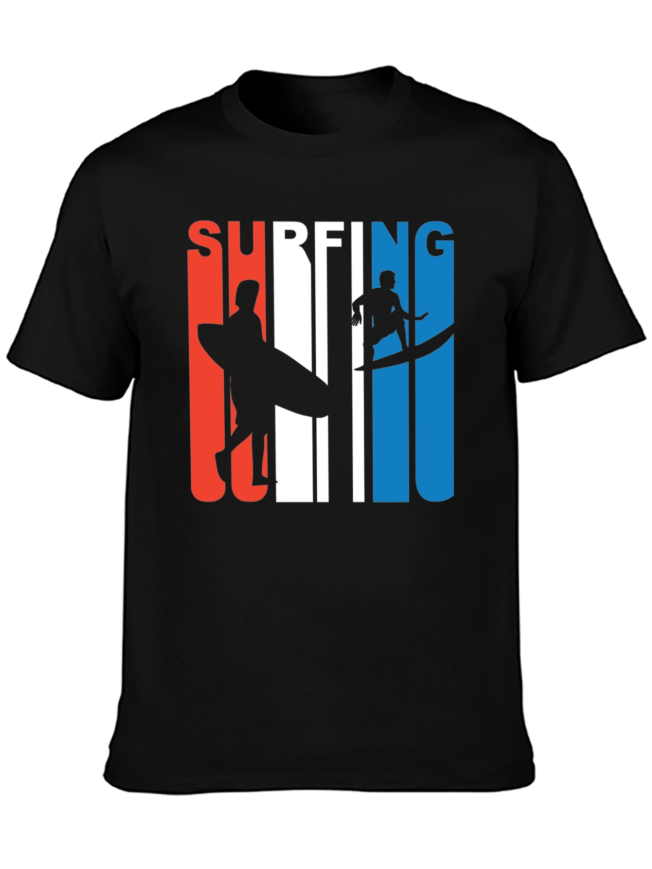 Surfing Graphic Tee - Stylish Cotton T-Shirt