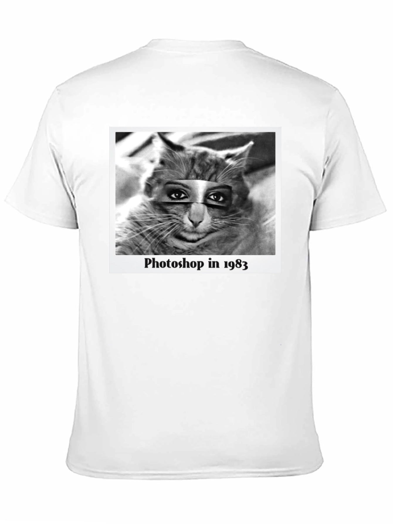 Retro Cat Photoshop T-Shirt