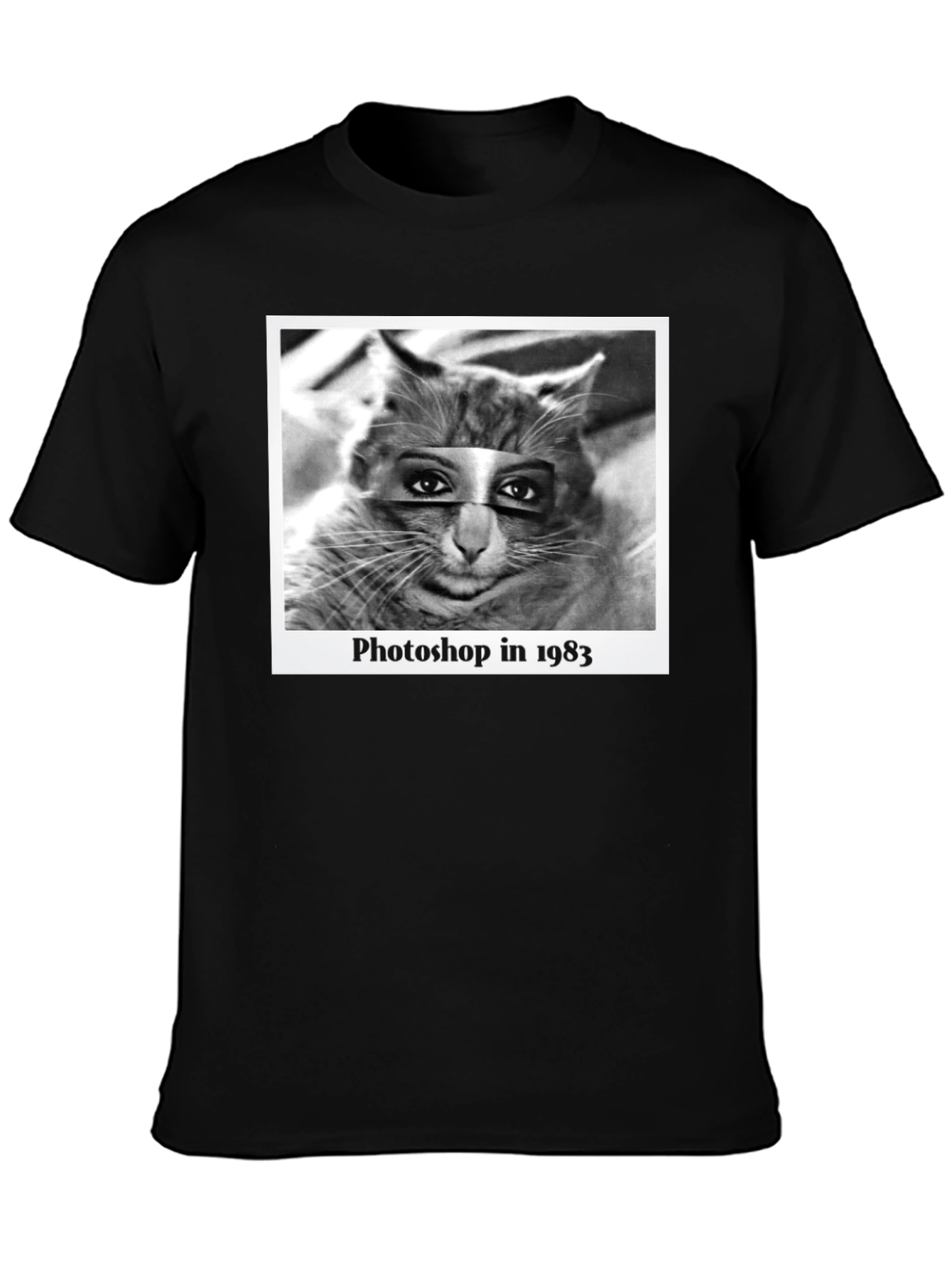 Retro Cat Photoshop T-Shirt