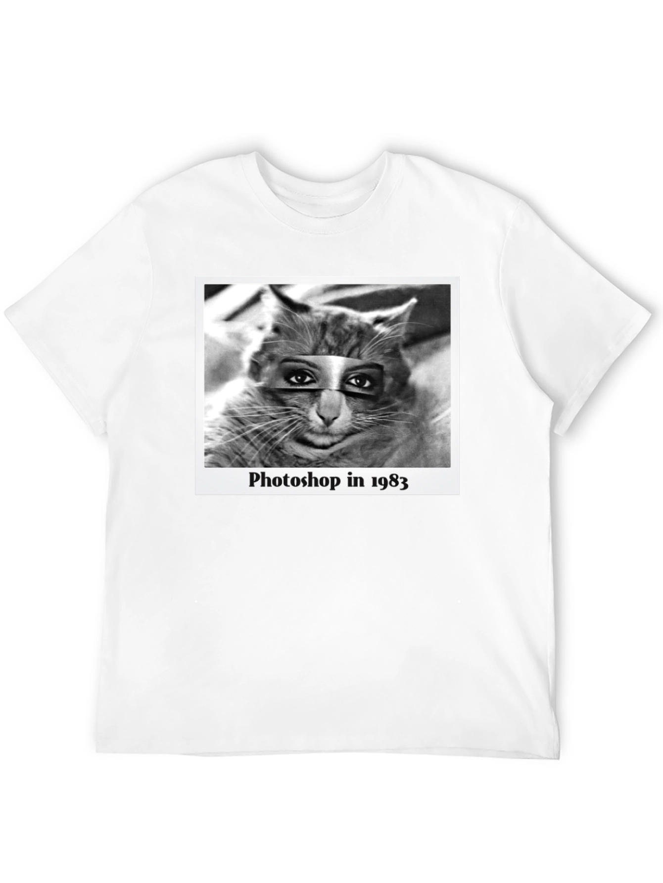 Retro Cat Photoshop T-Shirt