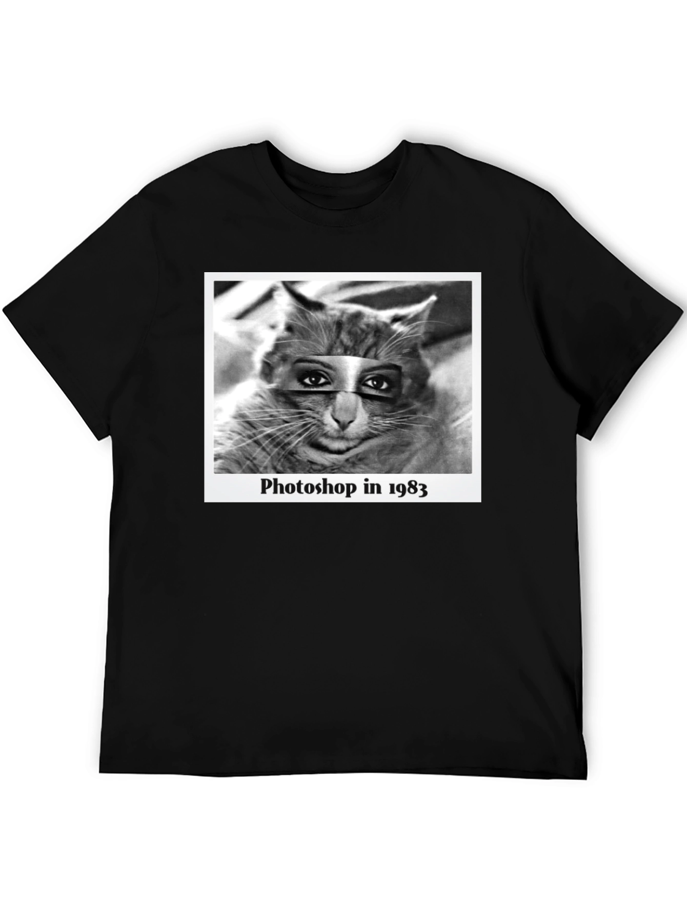 Retro Cat Photoshop T-Shirt
