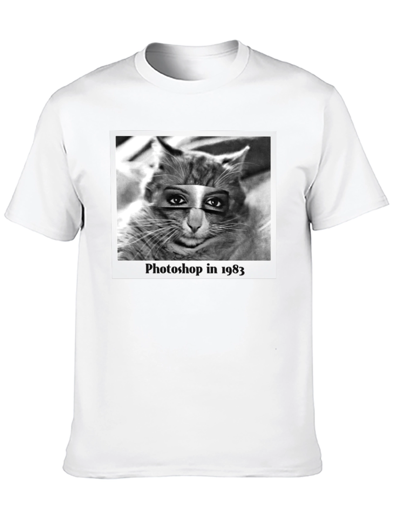 Retro Cat Photoshop T-Shirt