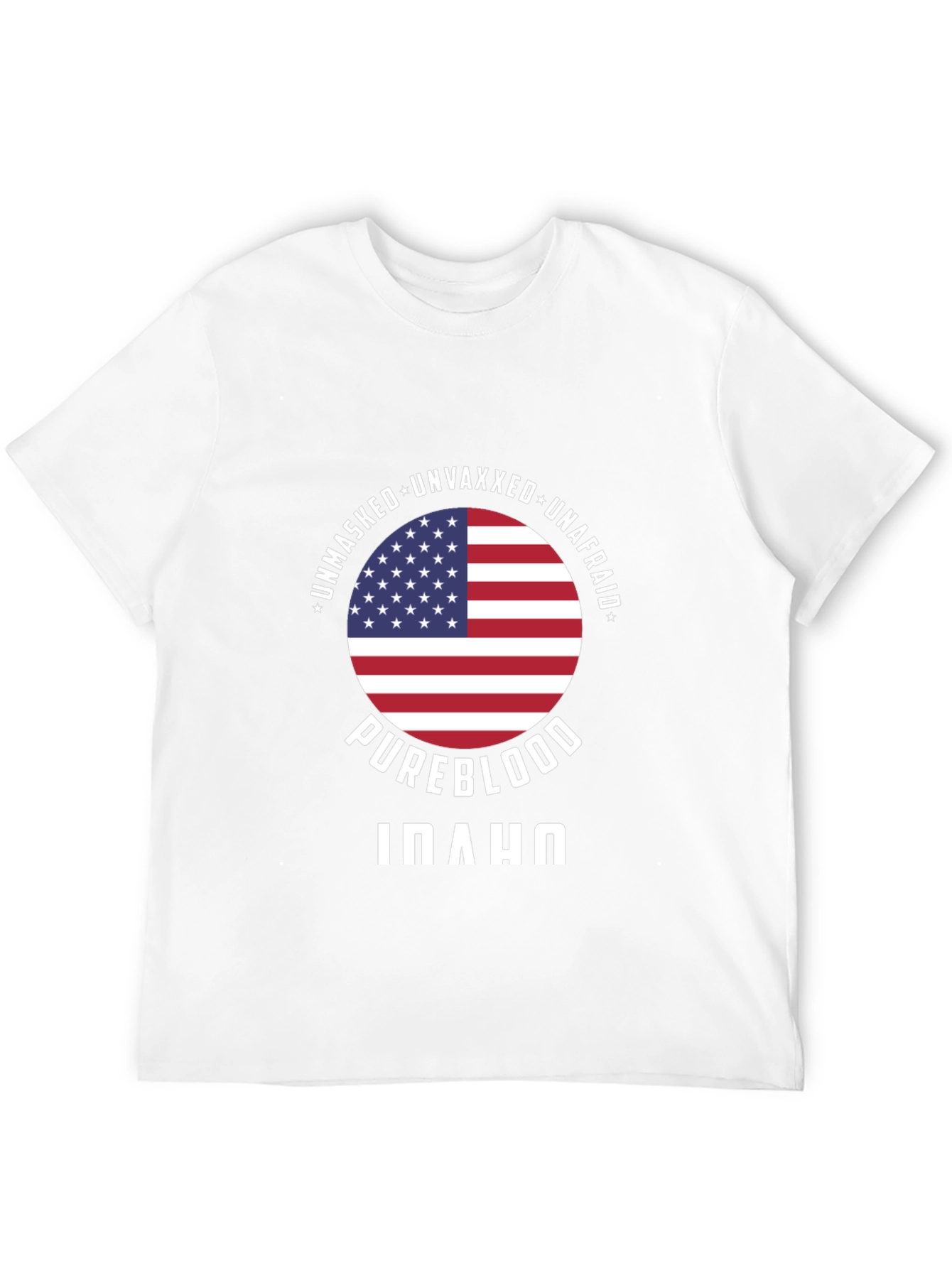 Pureblood Idaho T-Shirt: Unmasked Unvaxxed Unafraid