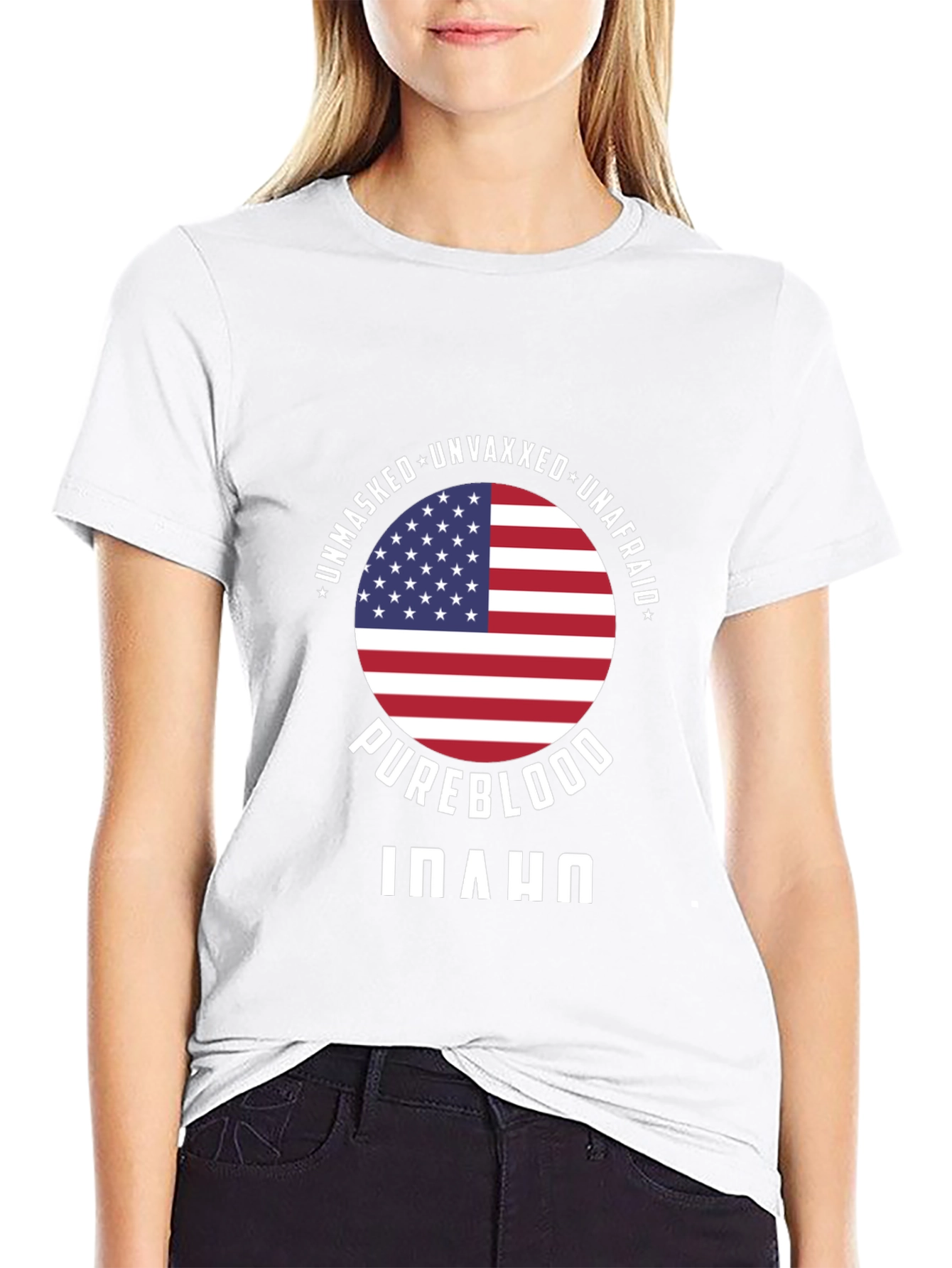 Pureblood Idaho T-Shirt: Unmasked Unvaxxed Unafraid