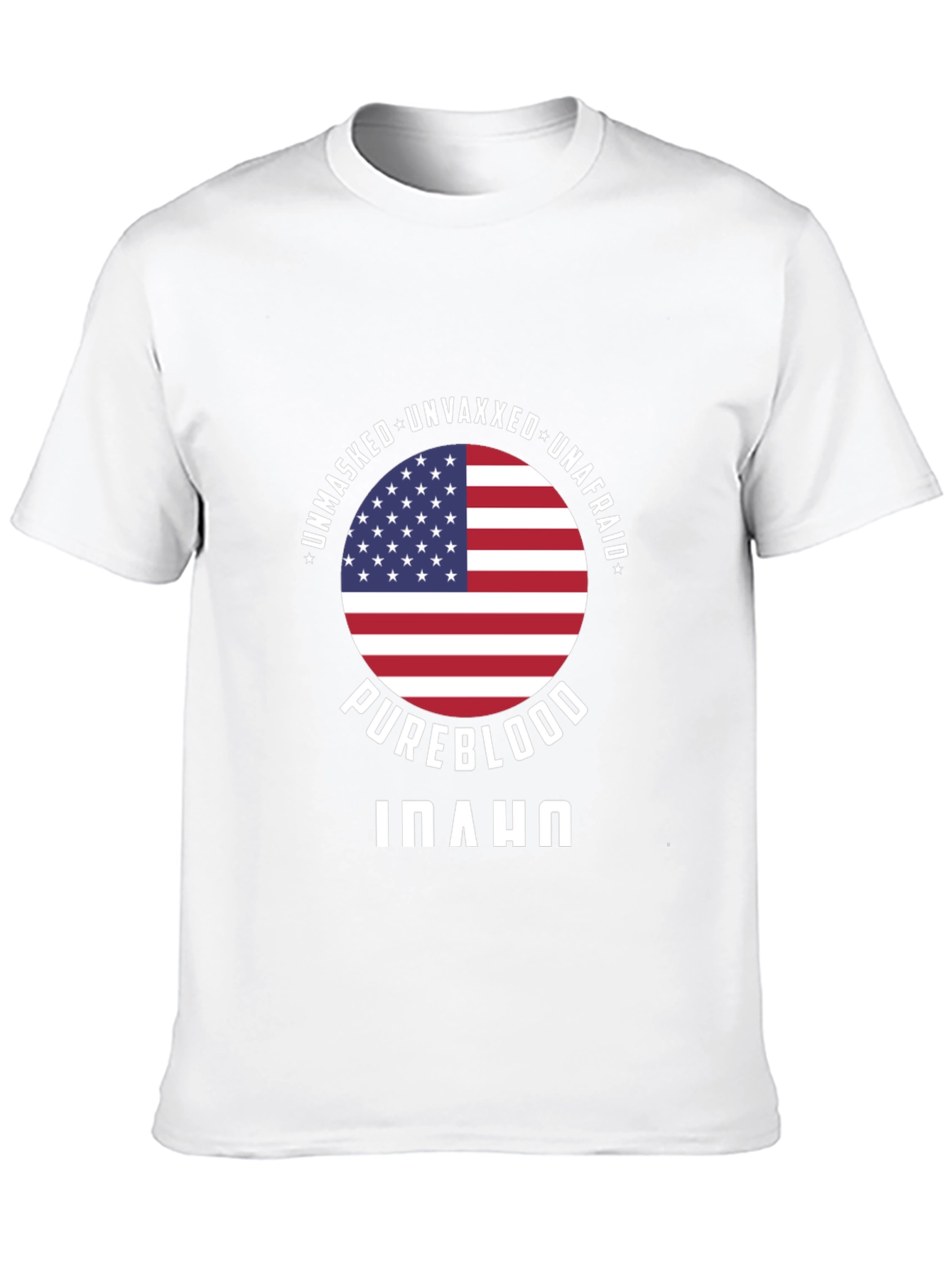 Pureblood Idaho T-Shirt: Unmasked Unvaxxed Unafraid