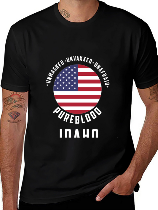 Pureblood Idaho T-Shirt: Unmasked Unvaxxed Unafraid