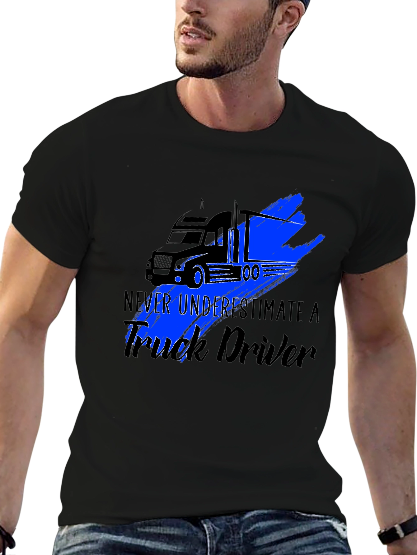 Truck Driver Graphic Tee - Never Underestimate