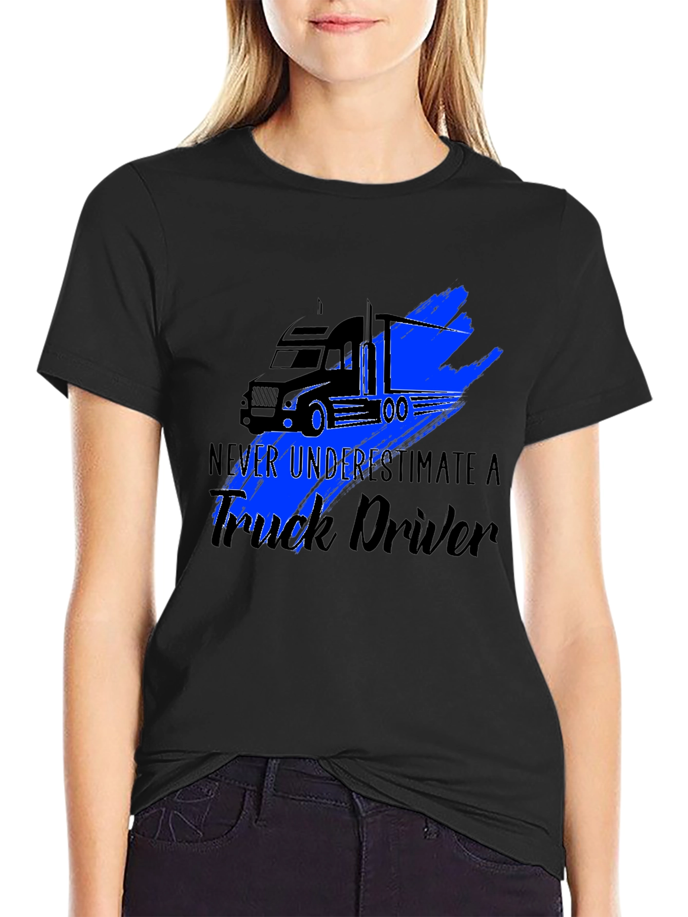 Truck Driver Graphic Tee - Never Underestimate