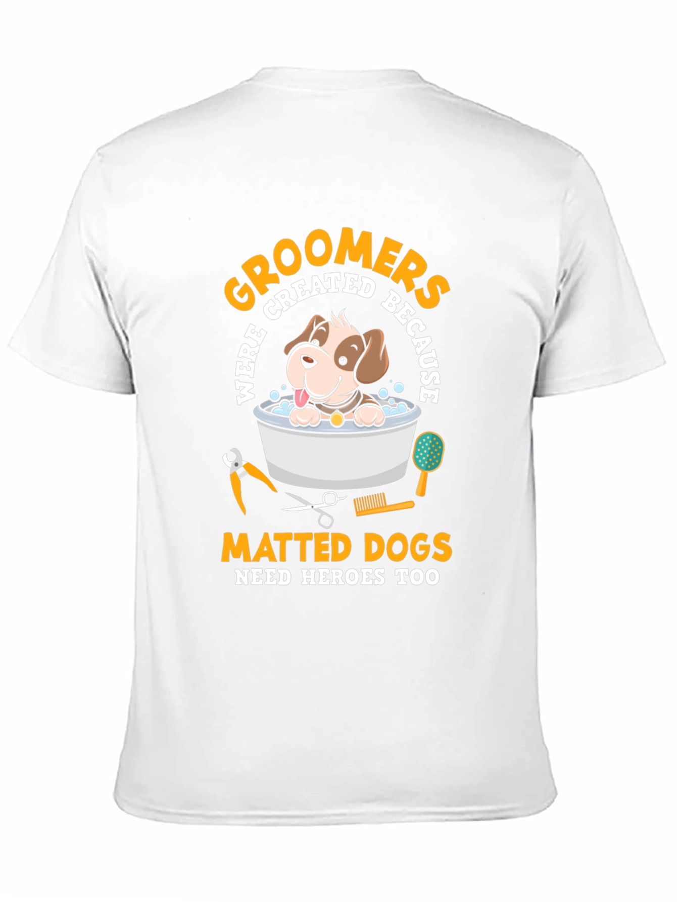 Groomers Hero Dog Graphic T-Shirt