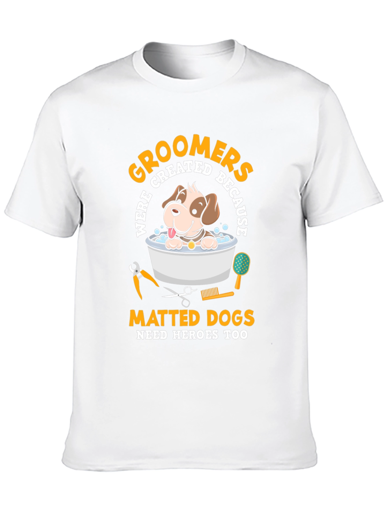 Groomers Hero Dog Graphic T-Shirt