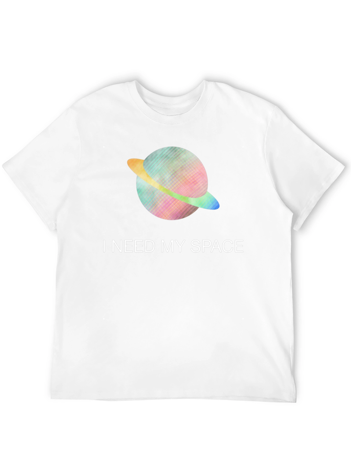 I Need My Space T-Shirt Graphic Tee Saturn