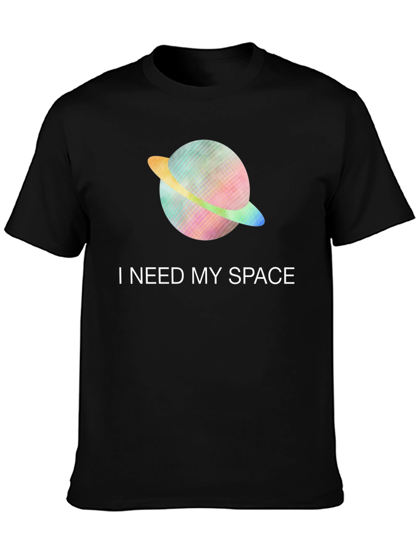 I Need My Space T-Shirt Graphic Tee Saturn