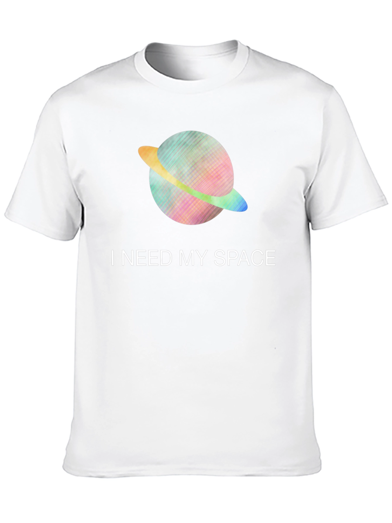 I Need My Space T-Shirt Graphic Tee Saturn