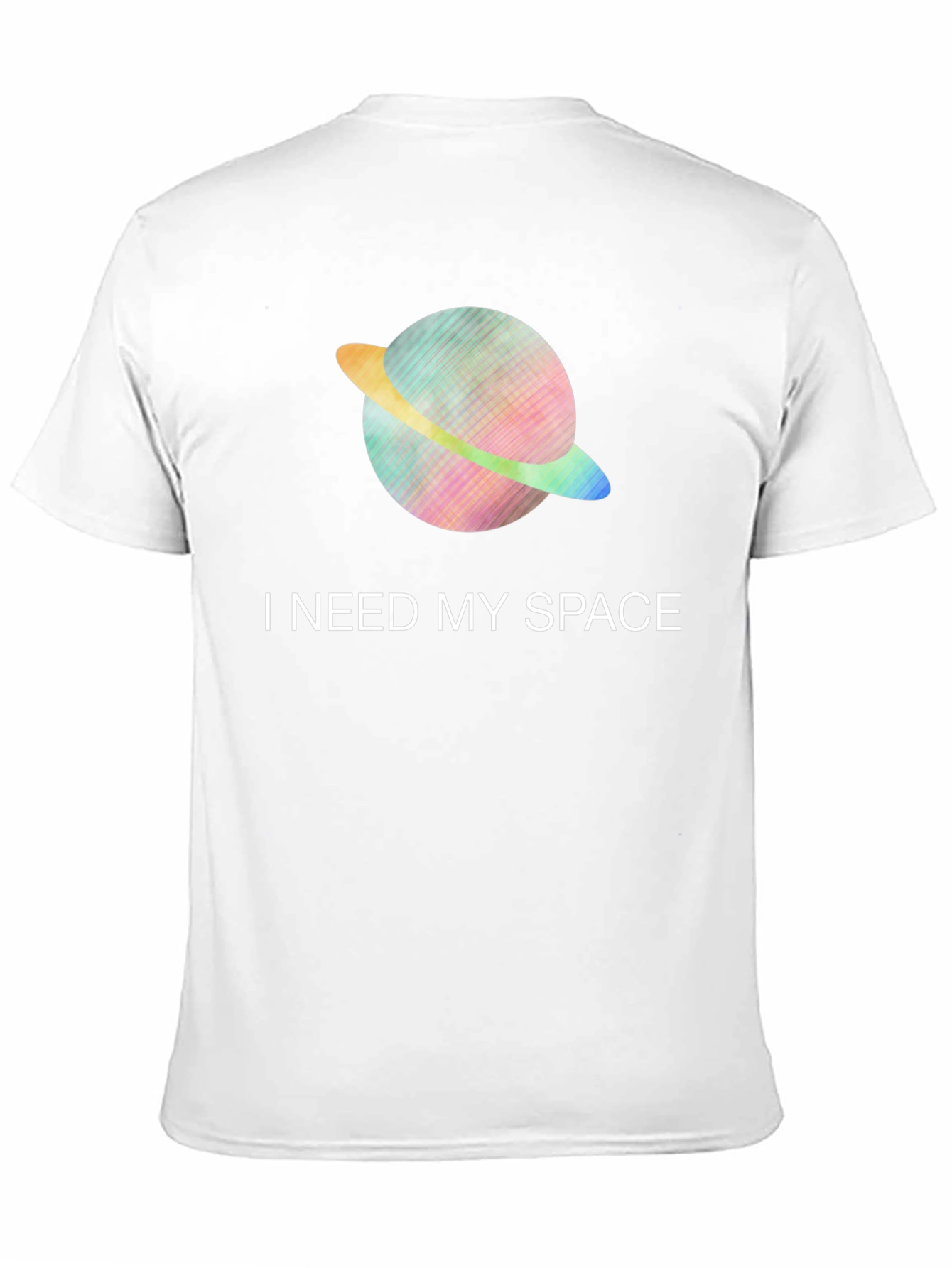 I Need My Space T-Shirt Graphic Tee Saturn