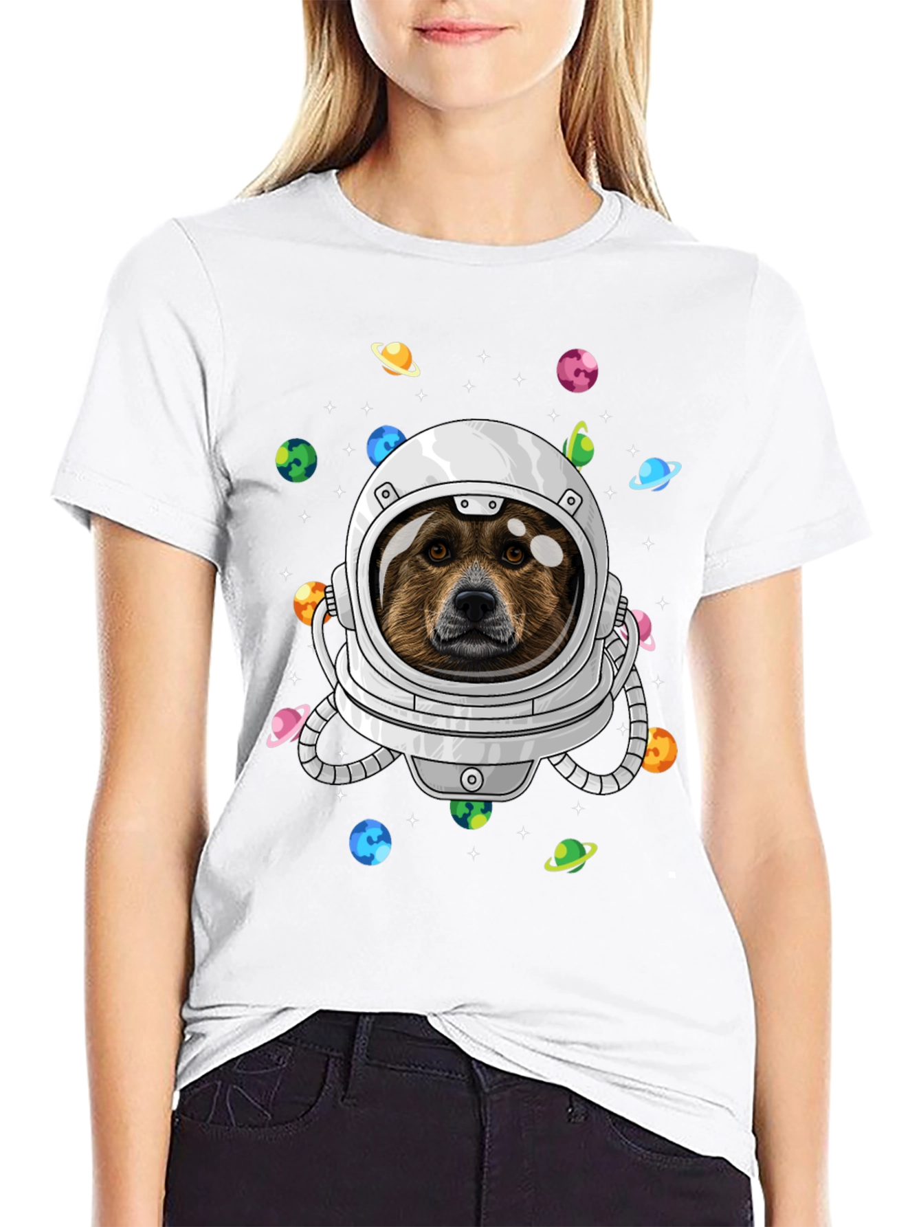 Dog Astronaut Space T-Shirt