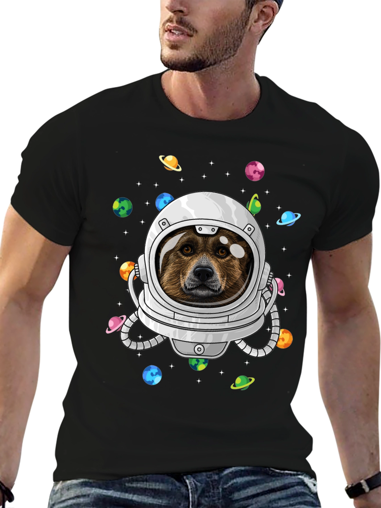 Dog Astronaut Space T-Shirt