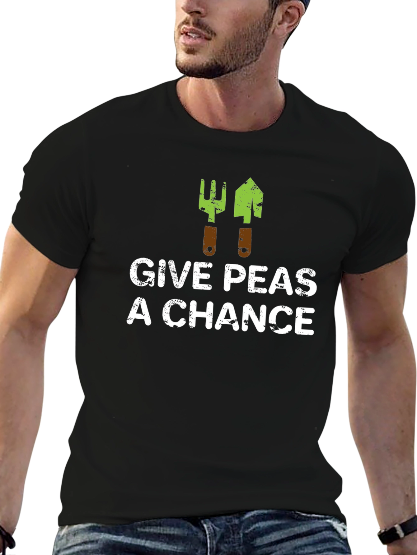 Give Peas a Chance T-Shirt: Gardening Tee