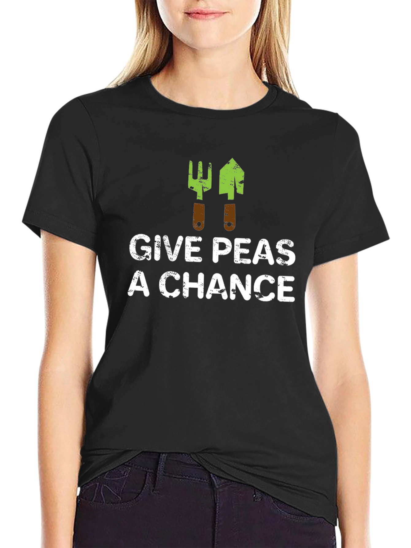 Give Peas a Chance T-Shirt: Gardening Tee