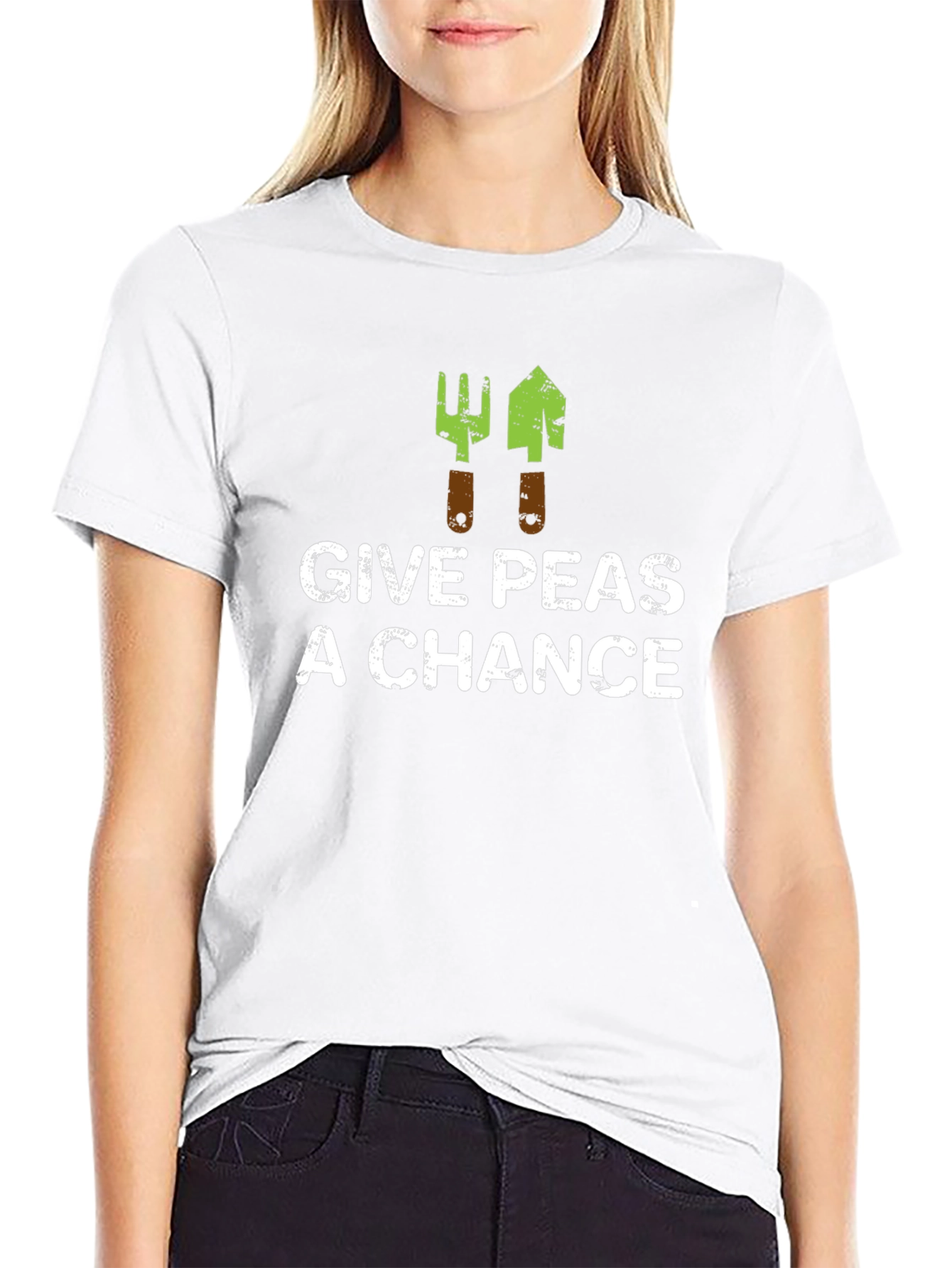 Give Peas a Chance T-Shirt: Gardening Tee