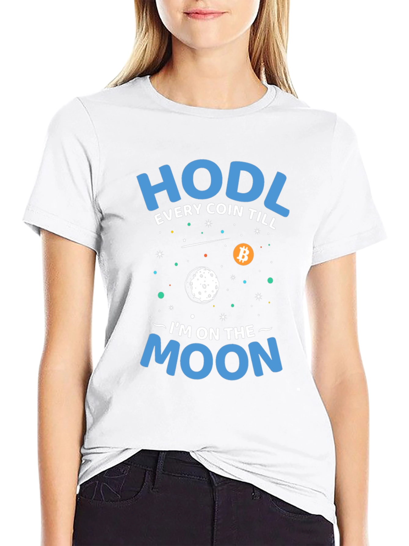 HODL Bitcoin Crypto T-Shirt - To The Moon!