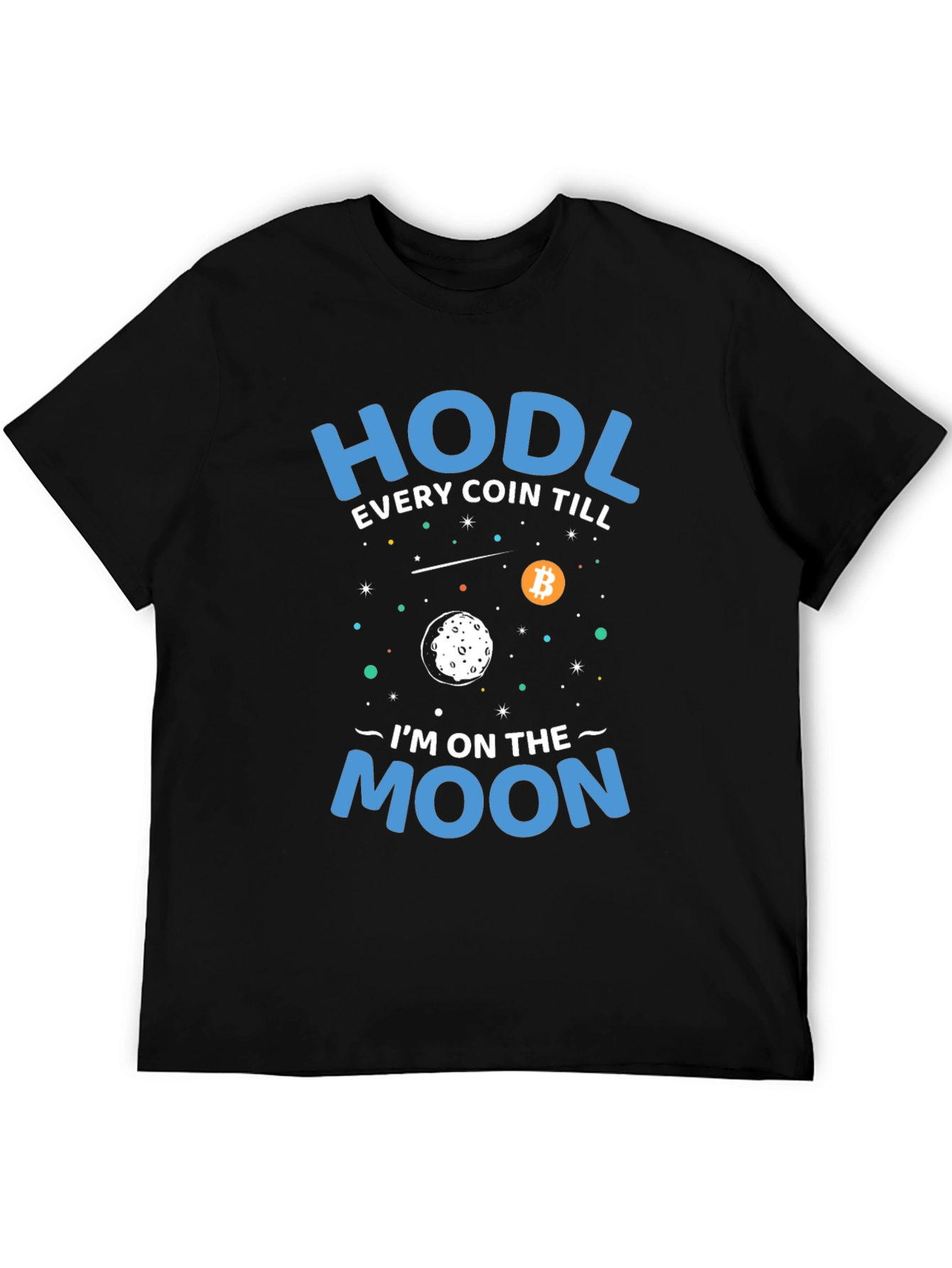 HODL Bitcoin Crypto T-Shirt - To The Moon!
