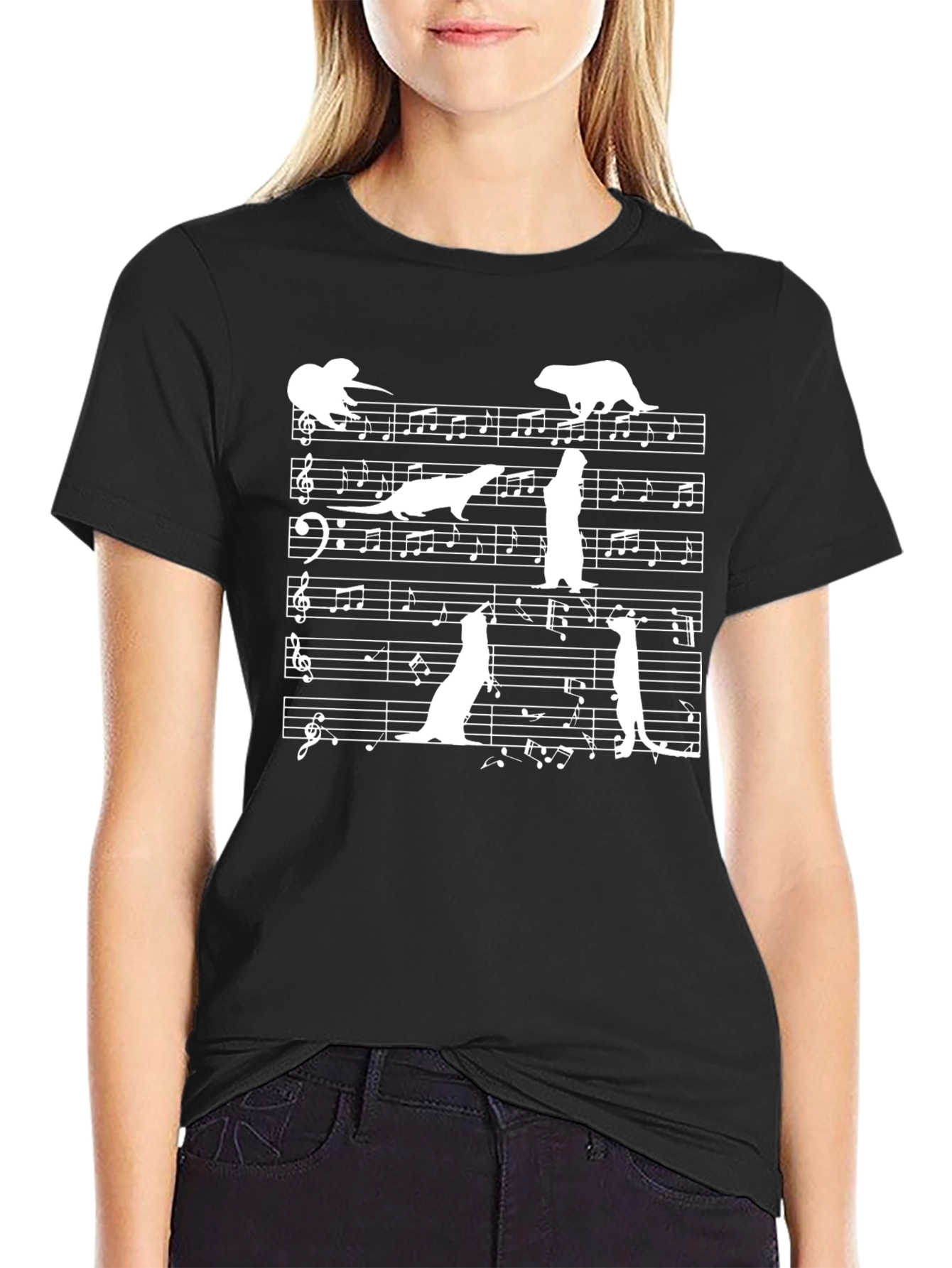 Musical Meerkat Graphic T-Shirt