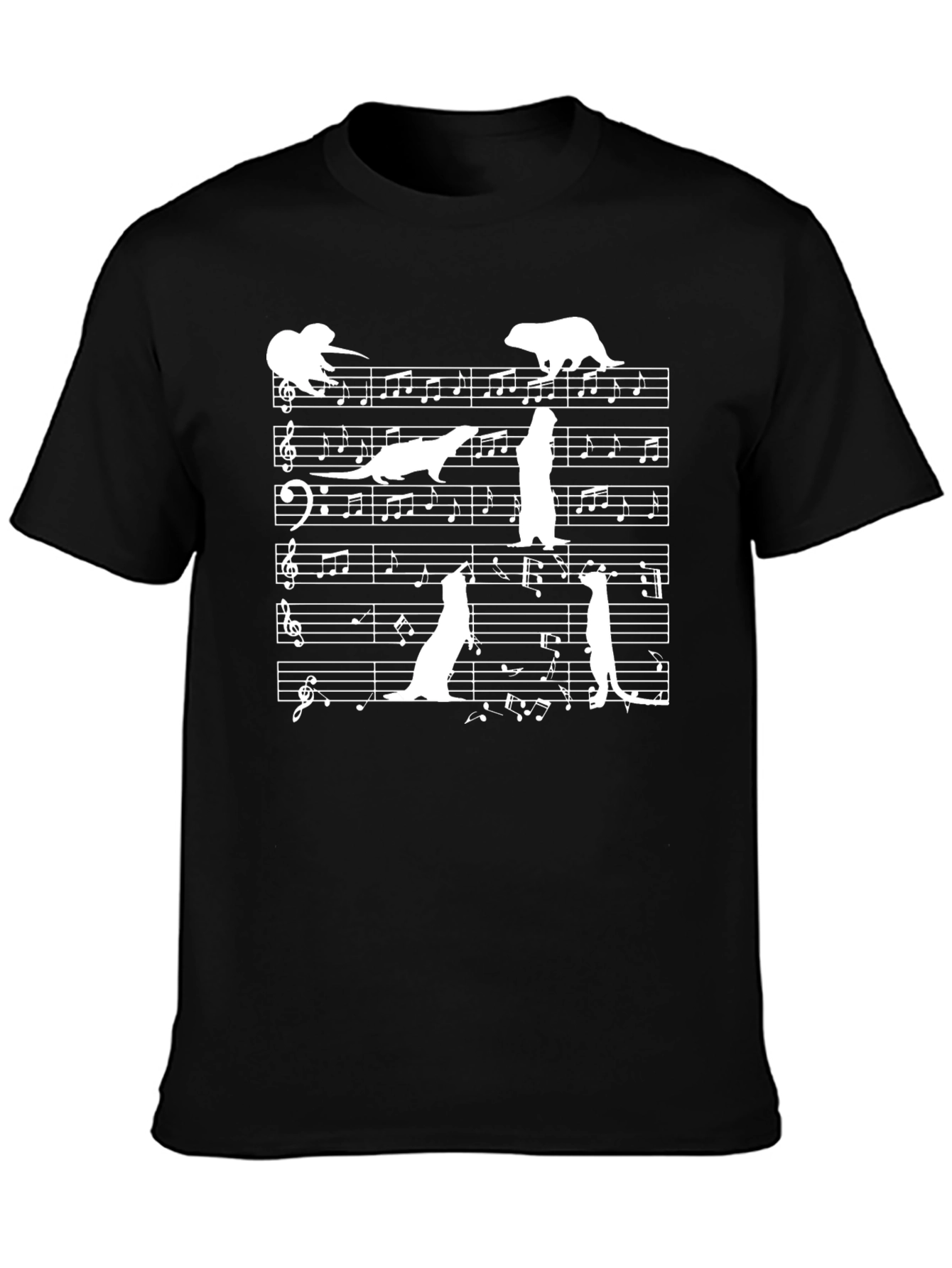 Musical Meerkat Graphic T-Shirt