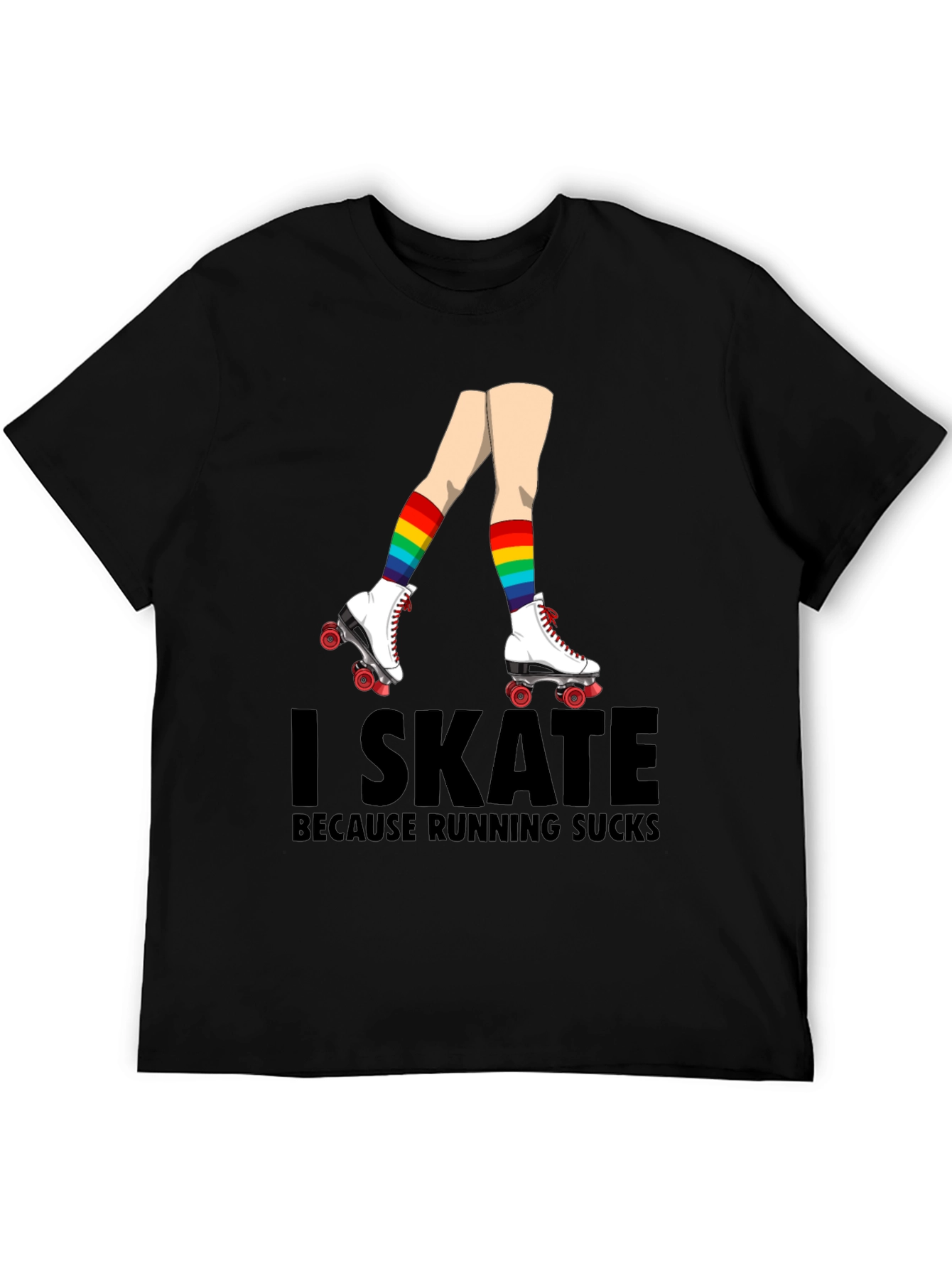 I Skate Because Running Sucks T-Shirt