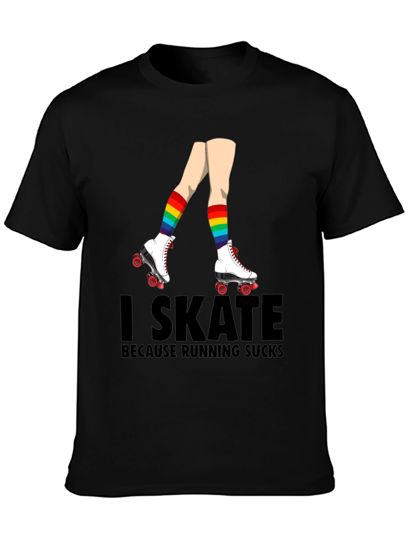 I Skate Because Running Sucks T-Shirt