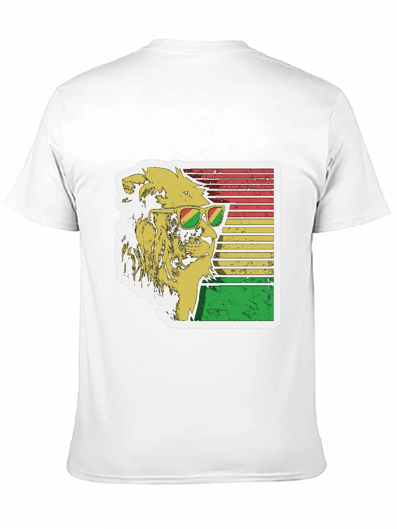 Rasta Lion Graphic Tee - Cool Reggae Vibe