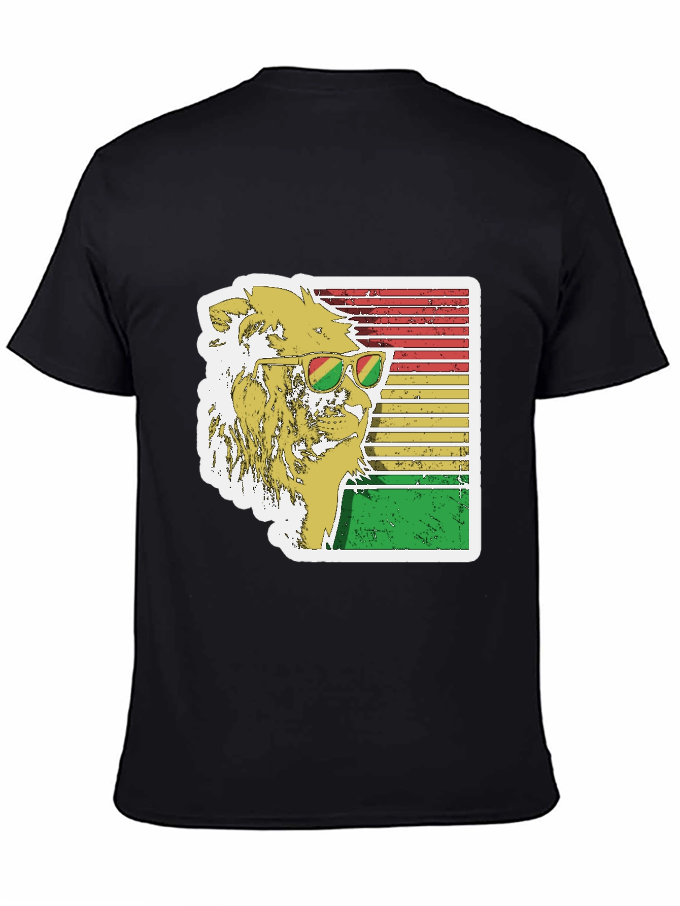 Rasta Lion Graphic Tee - Cool Reggae Vibe