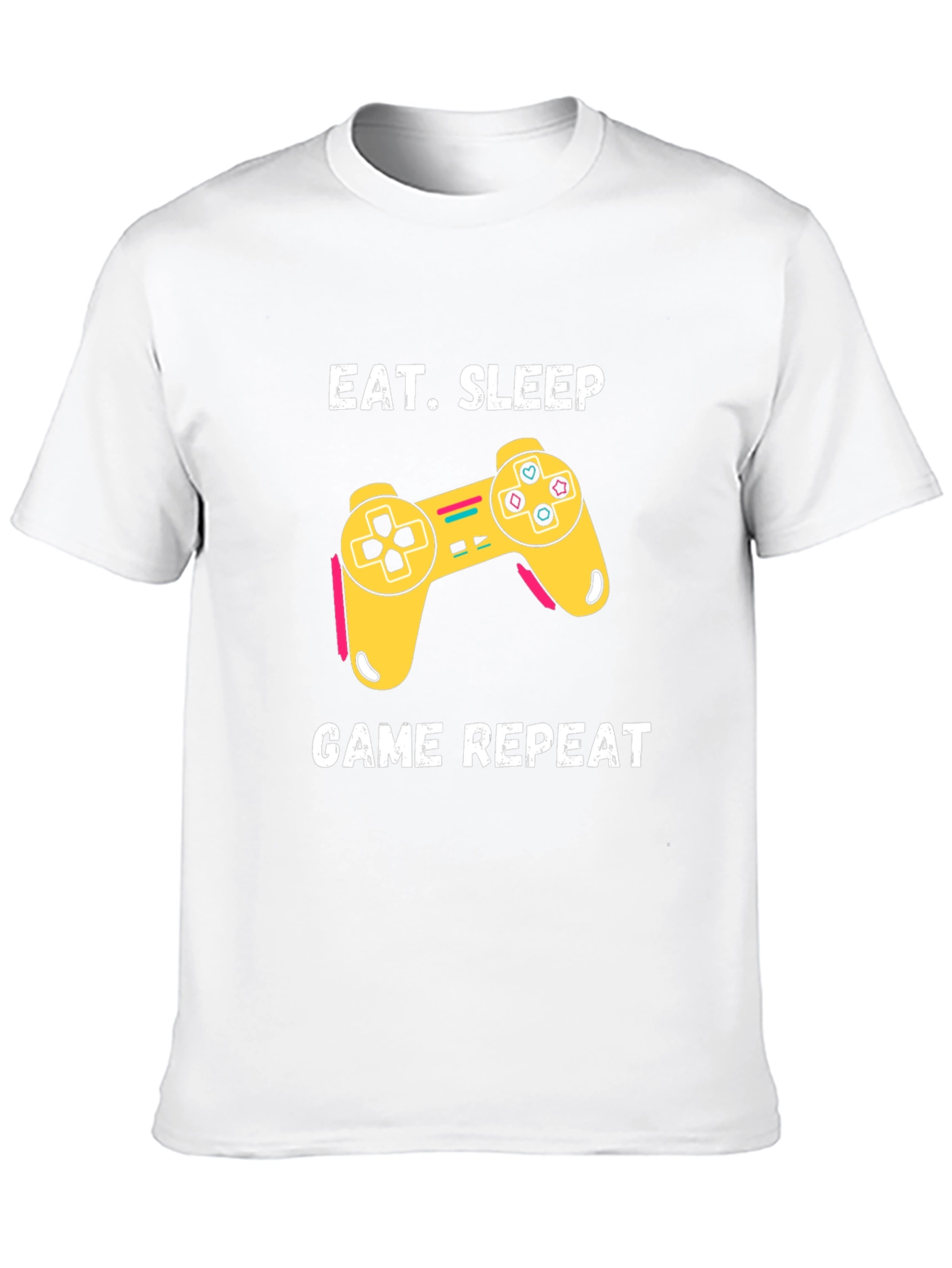 Eat Sleep Game Repeat Graphic T-Shirt