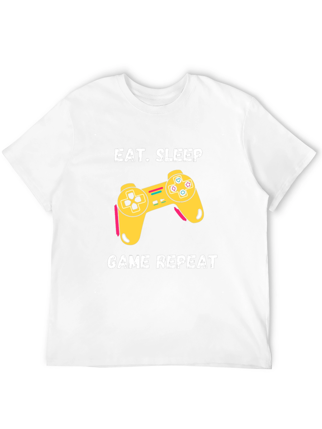 Eat Sleep Game Repeat Graphic T-Shirt