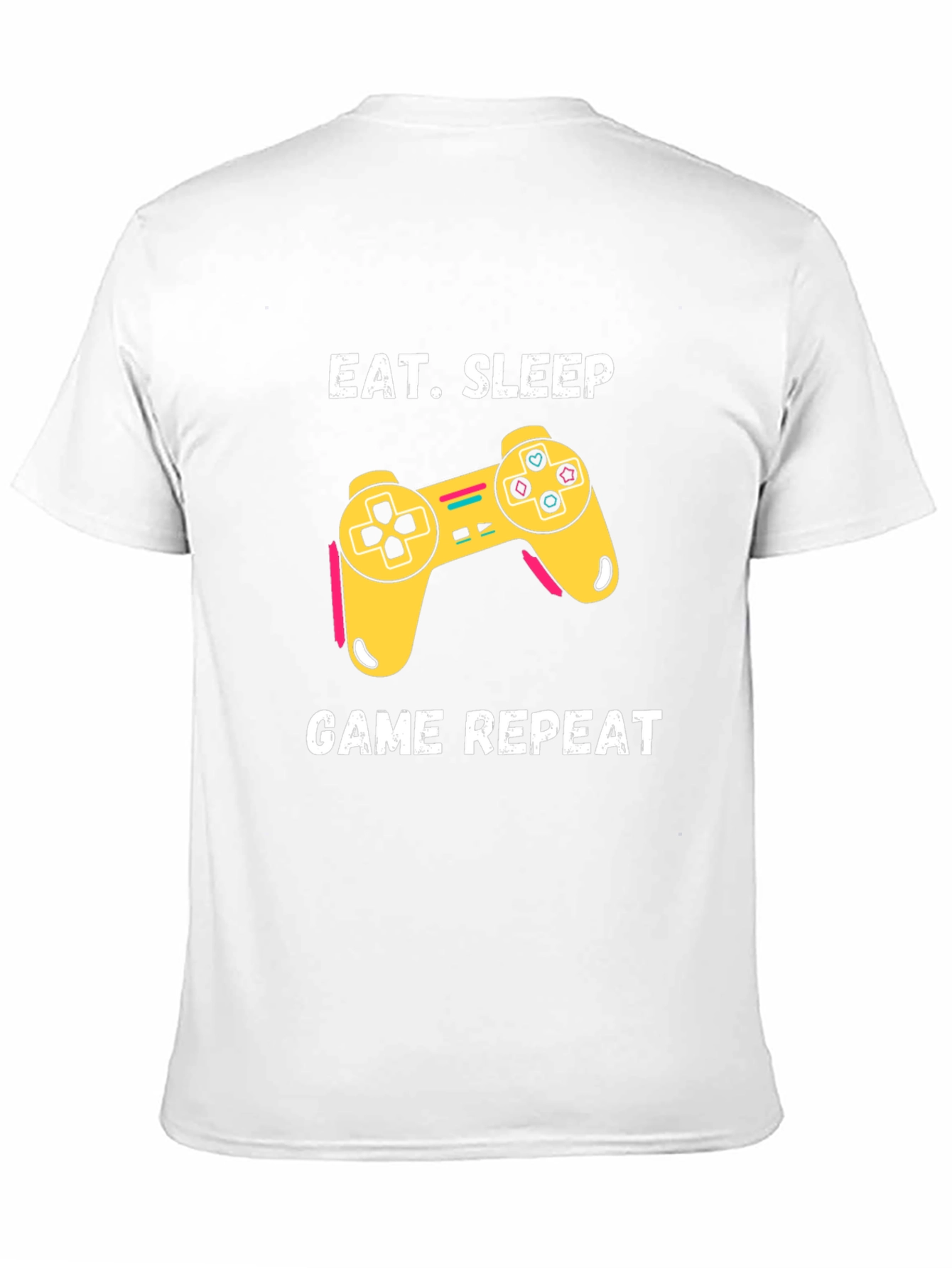 Eat Sleep Game Repeat Graphic T-Shirt