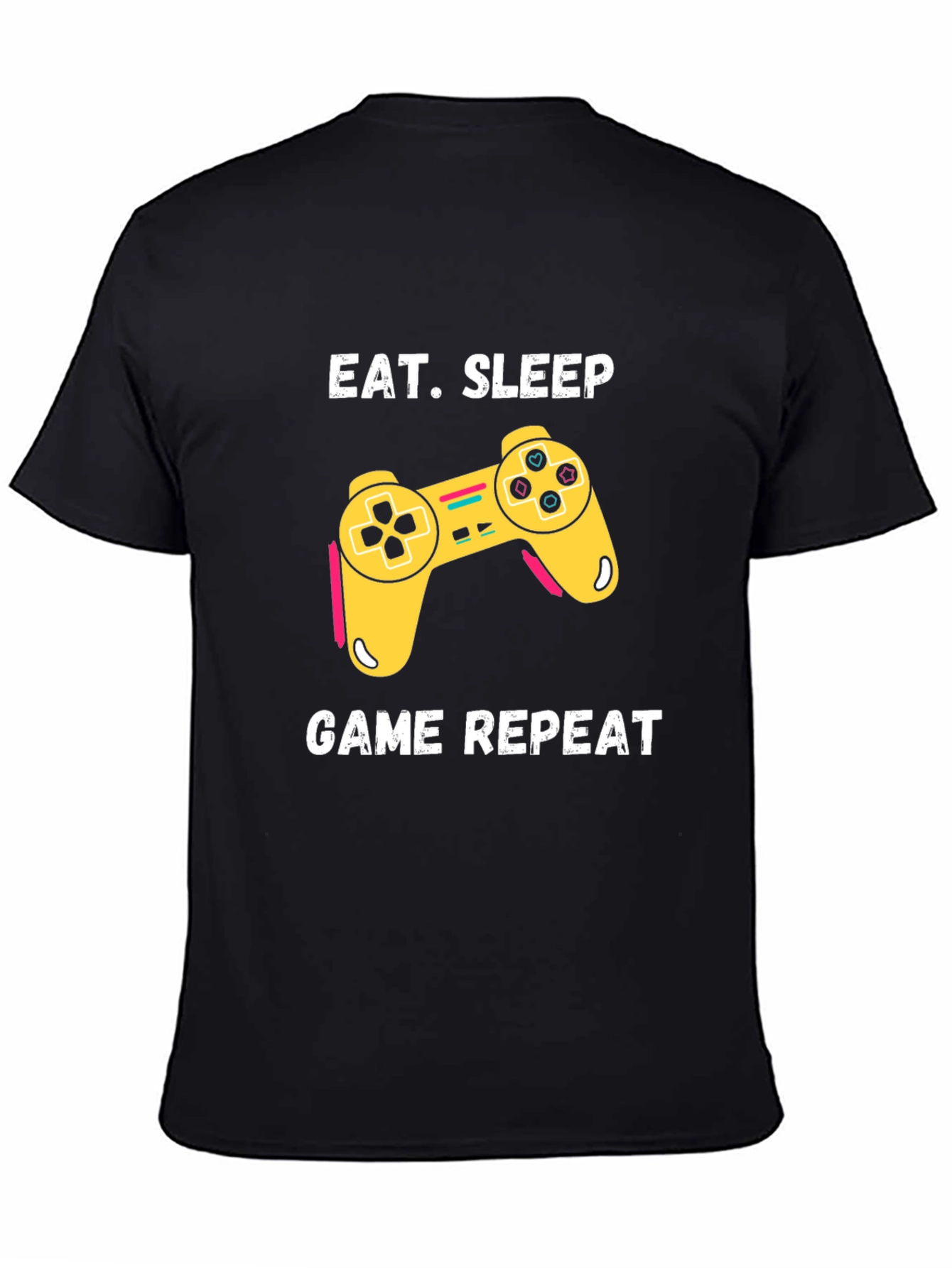 Eat Sleep Game Repeat Graphic T-Shirt
