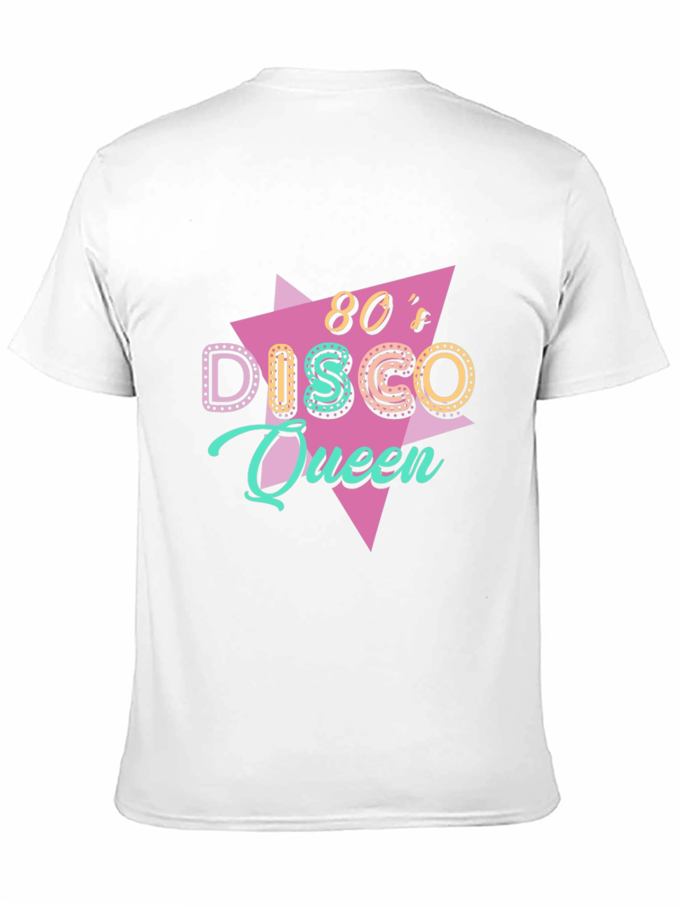 80s Disco Queen Black T-Shirt
