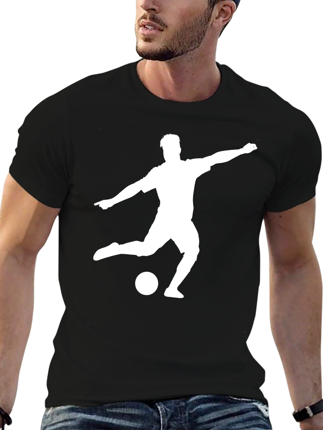 Soccer Player Graphic Tee