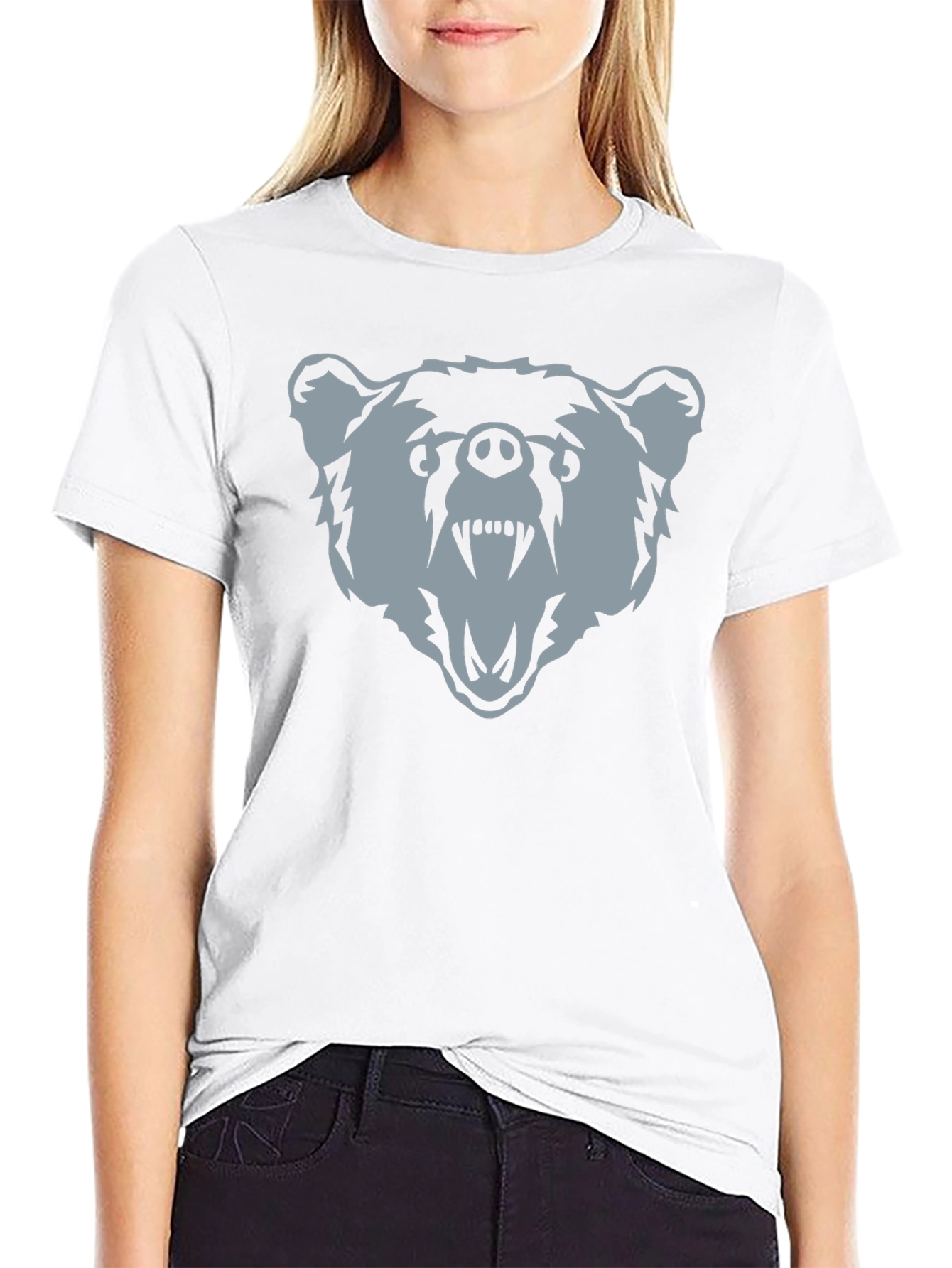 Bear Graphic Tee - Mens Black T-Shirt