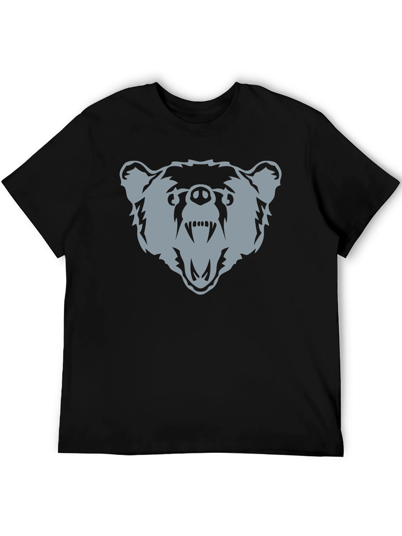 Bear Graphic Tee - Mens Black T-Shirt