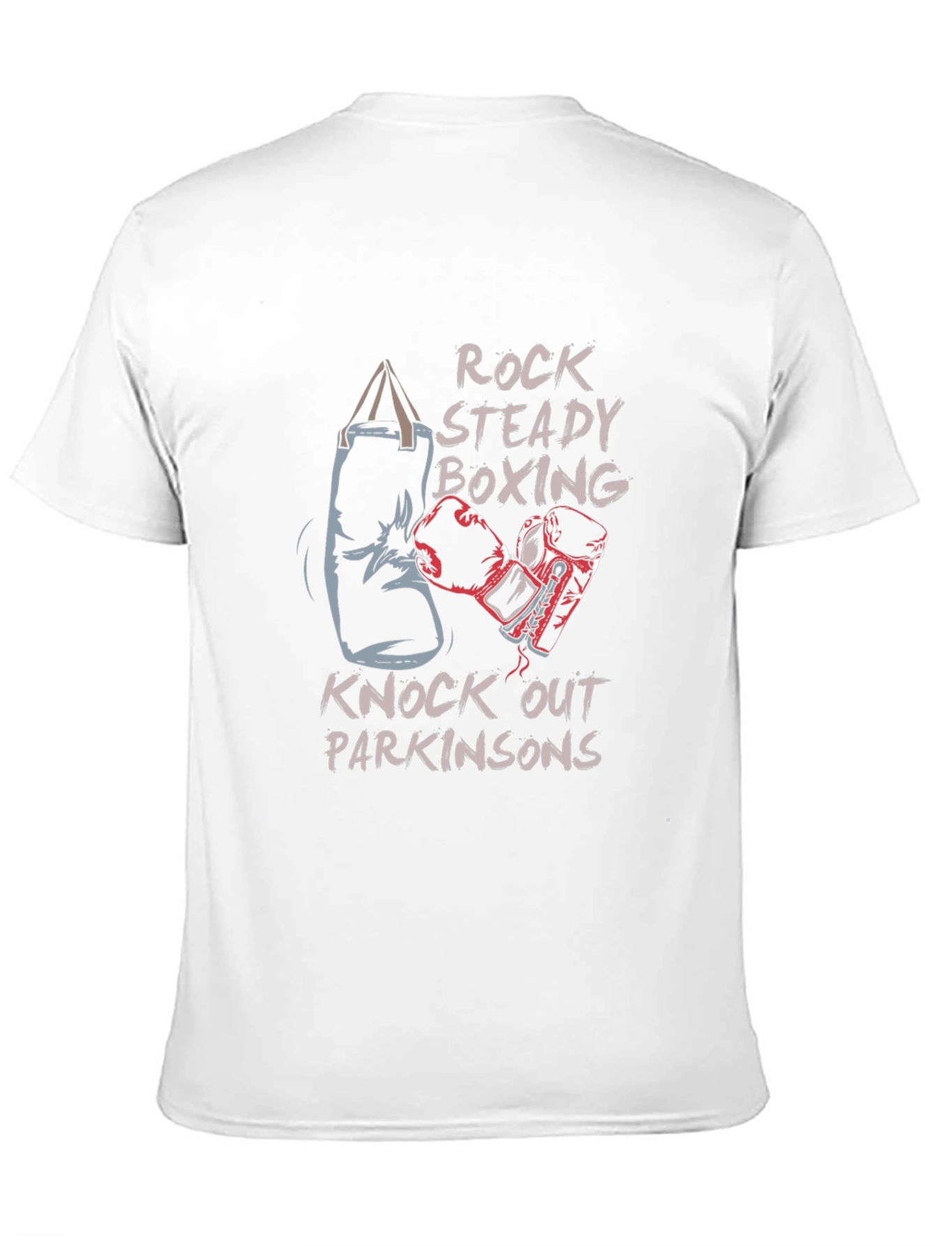 Rock Steady Boxing T-Shirt: Knockout Parkinsons Tee