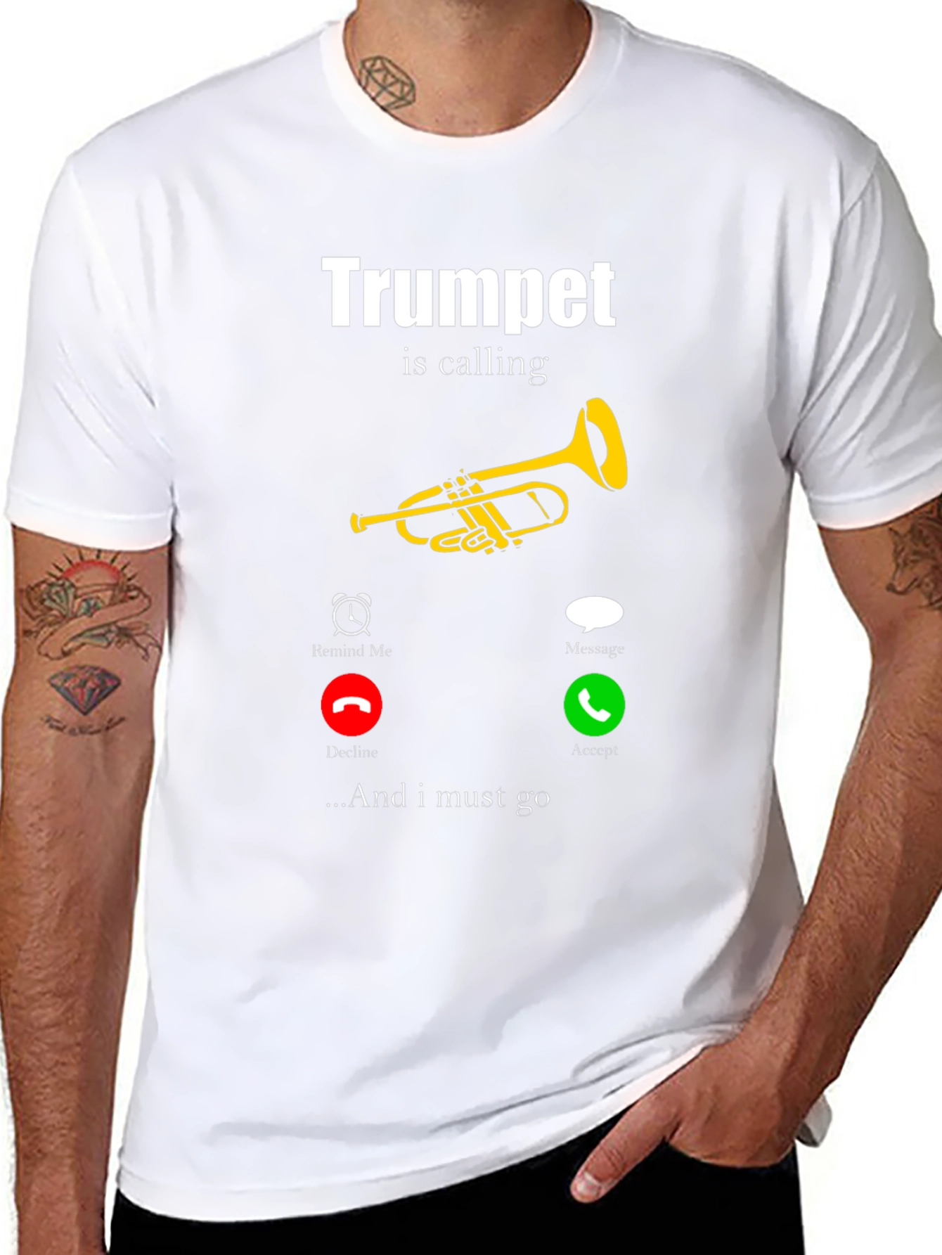 Trumpet is Calling Funny Musician T-Shirt