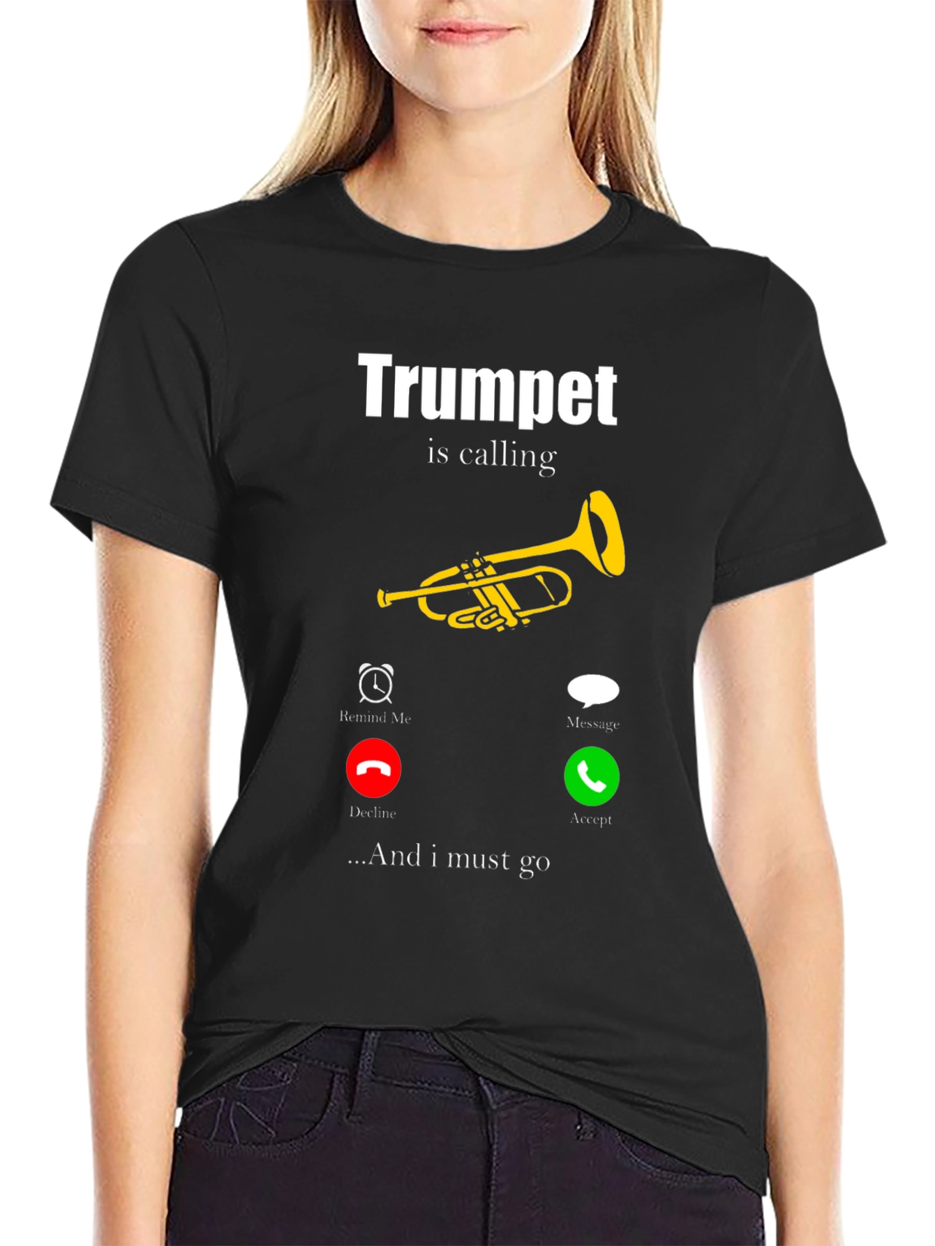 Trumpet is Calling Funny Musician T-Shirt