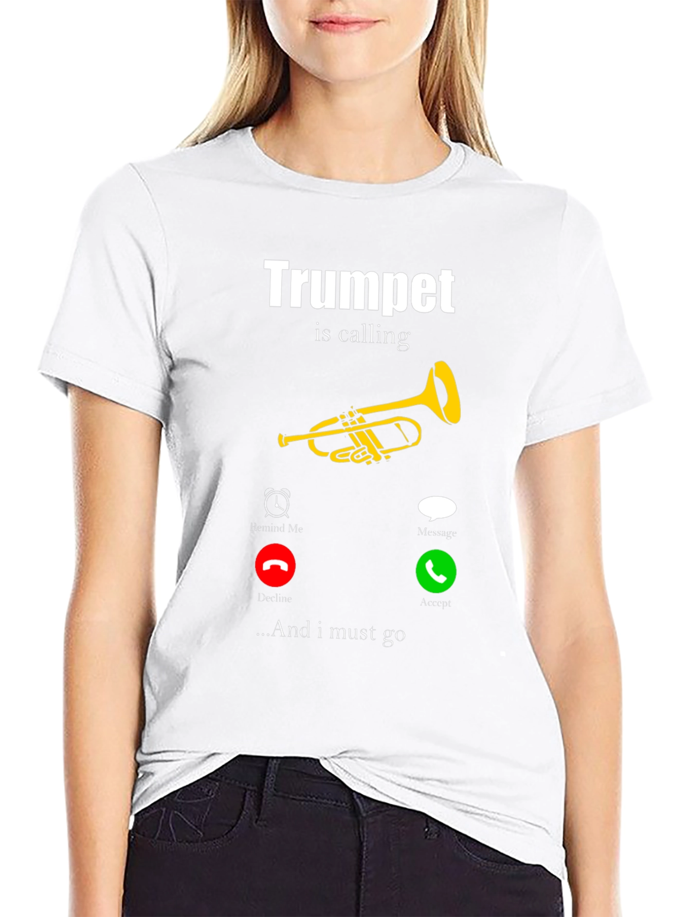 Trumpet is Calling Funny Musician T-Shirt