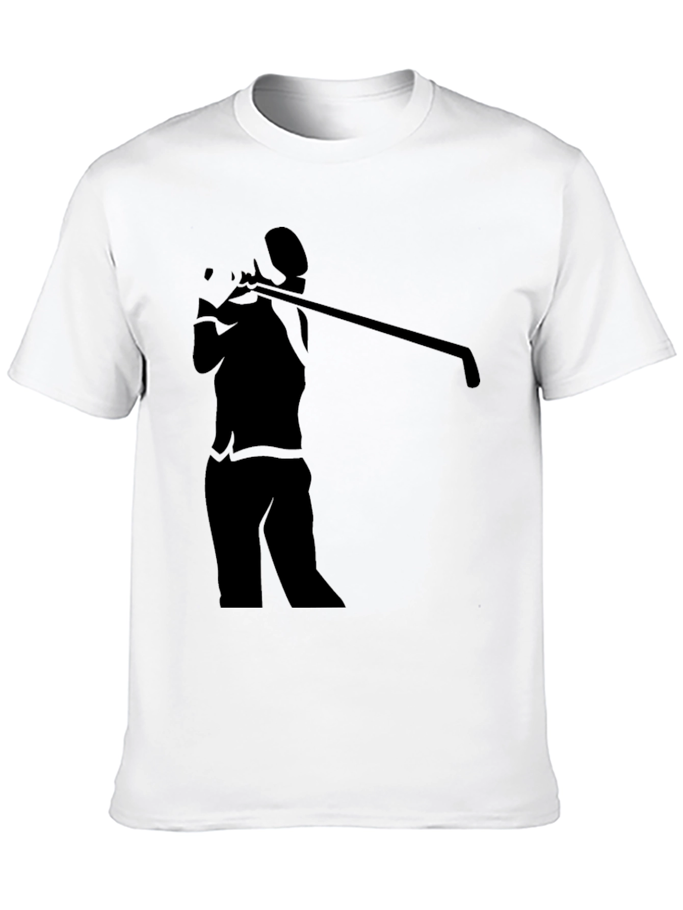 Golf Silhouette T-Shirt - Stylish Golfer Tee