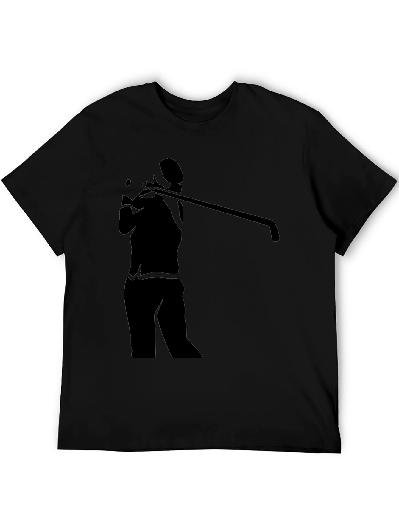 Golf Silhouette T-Shirt - Stylish Golfer Tee